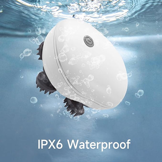 Electric Pet Massager for Dogs and Cats,USB Rechargeable Scalp Massager with 96 Massage Nodes, for Pet Head and Back Massage Green,Waterproof