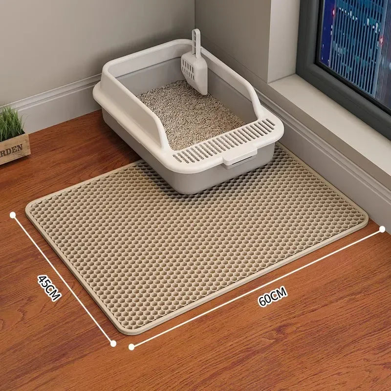 Cats Litter Mat Double Layer