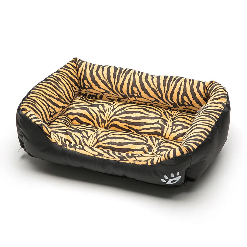 Large Dog Bed Square Plush Cat Nest