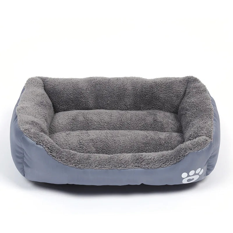 Large Dog Bed Square Plush Cat Nest