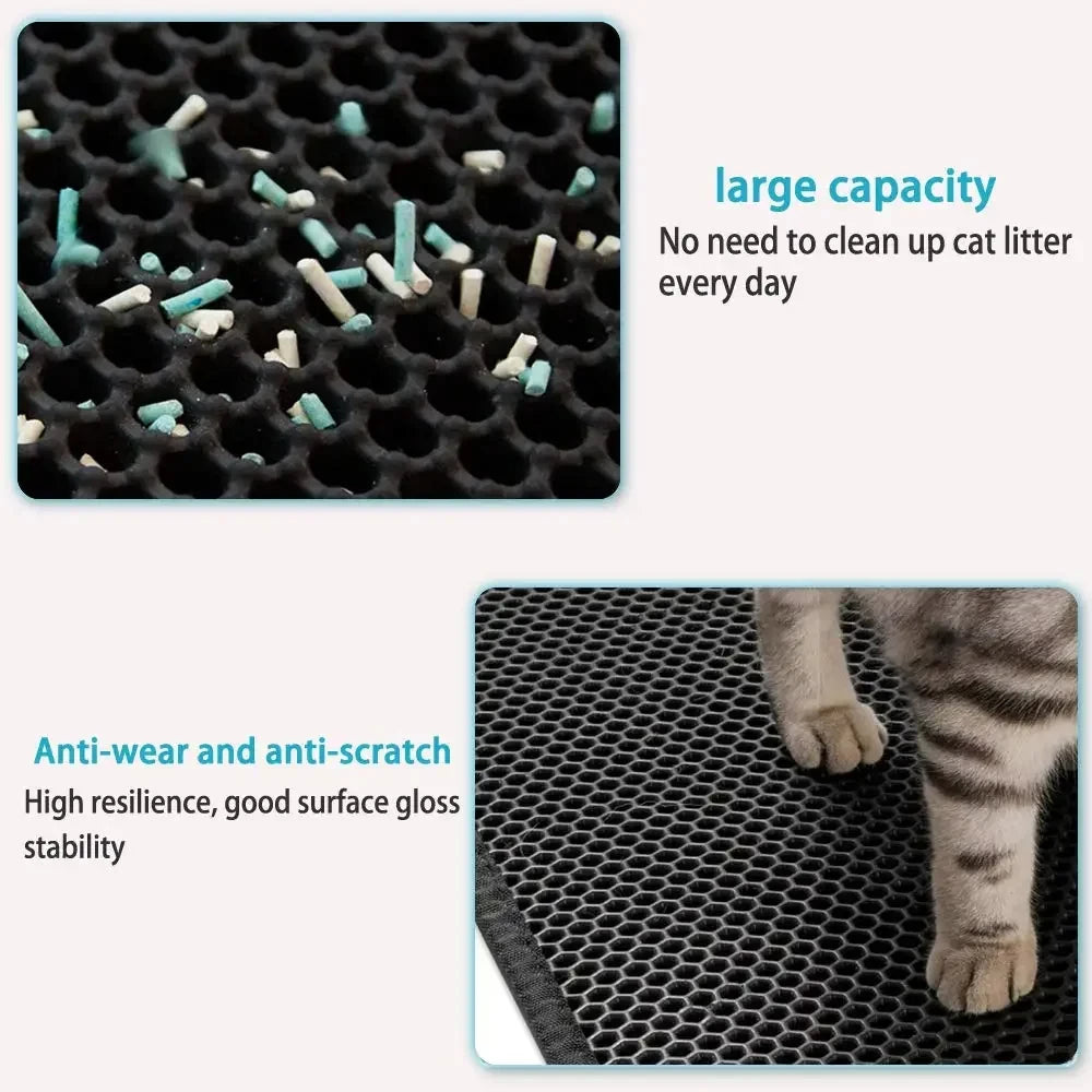 Cats Litter Mat Double Layer