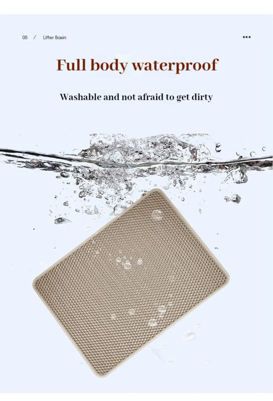 Cats Litter Mat Double Layer