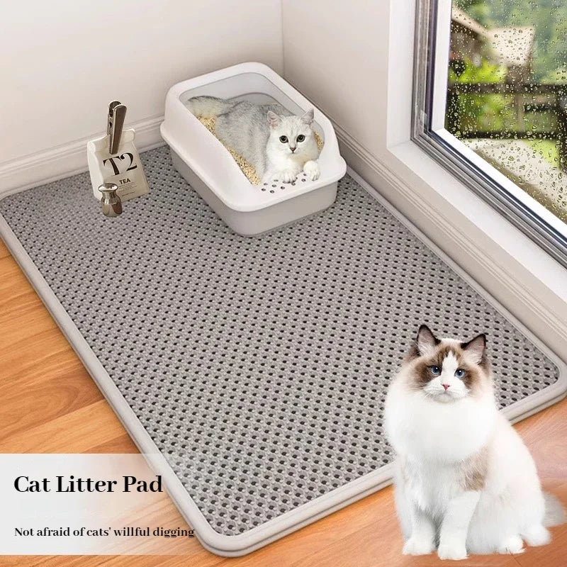 Cats Litter Mat Double Layer