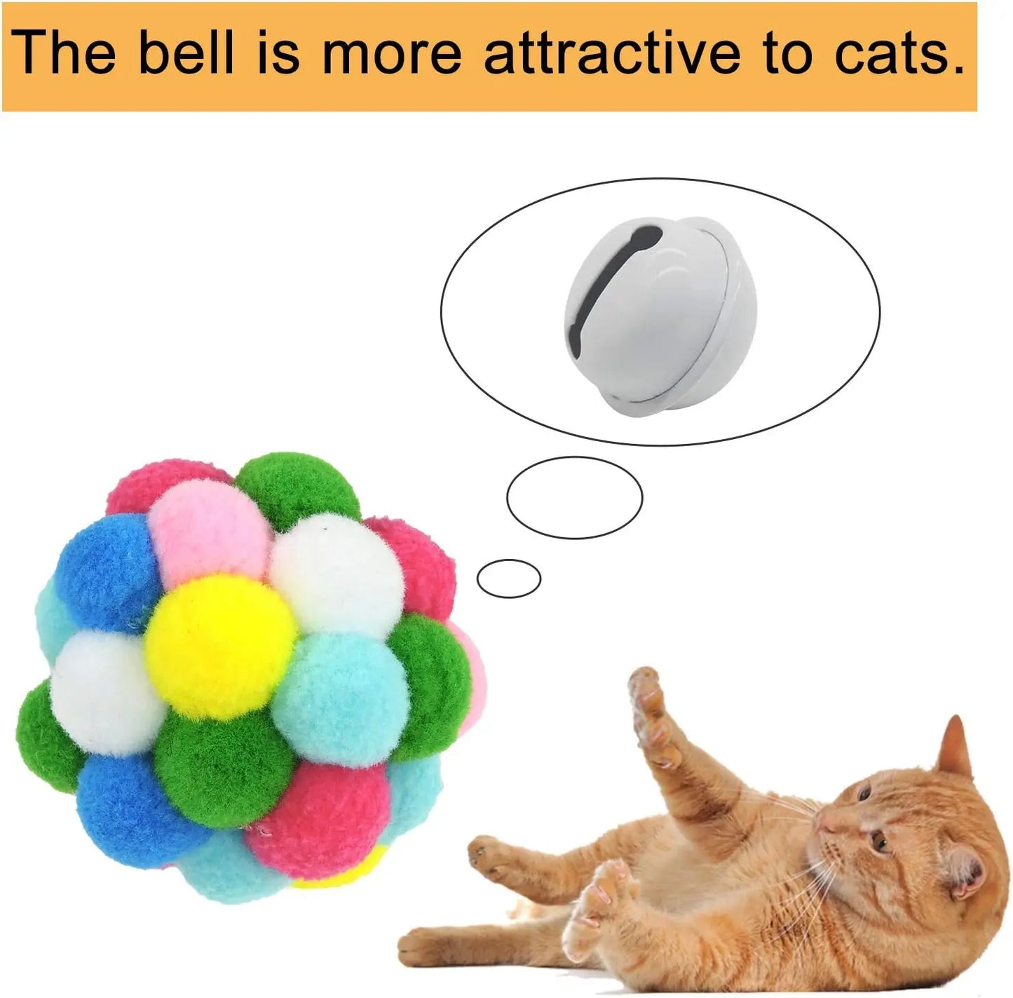 Cat Toys Balls with Bells