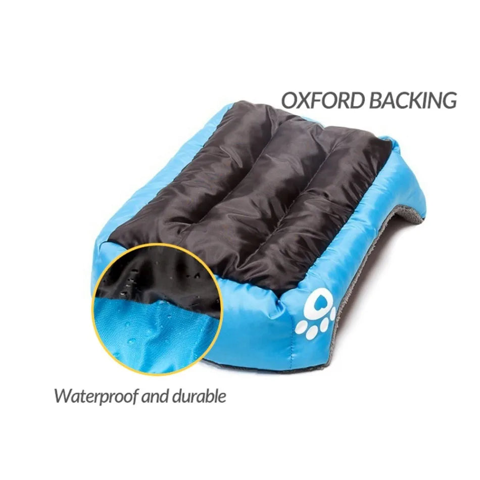 Large Dog Bed Square Plush Cat Nest