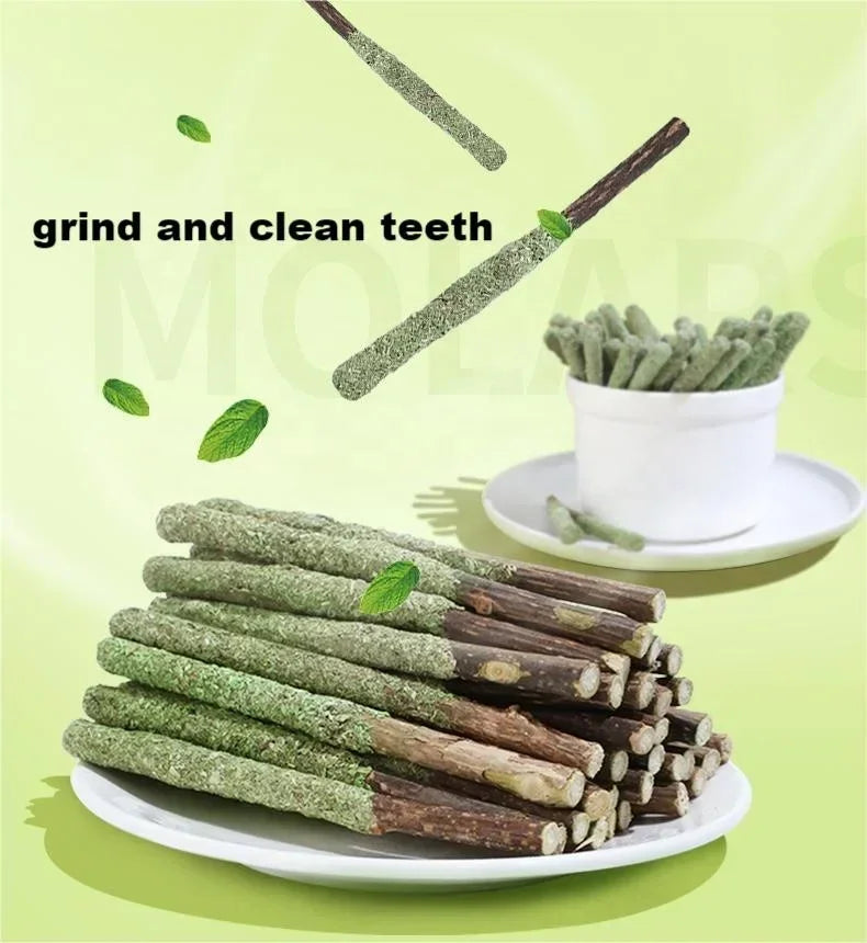 6PCs Natural Cat Sticks Mint Scratching