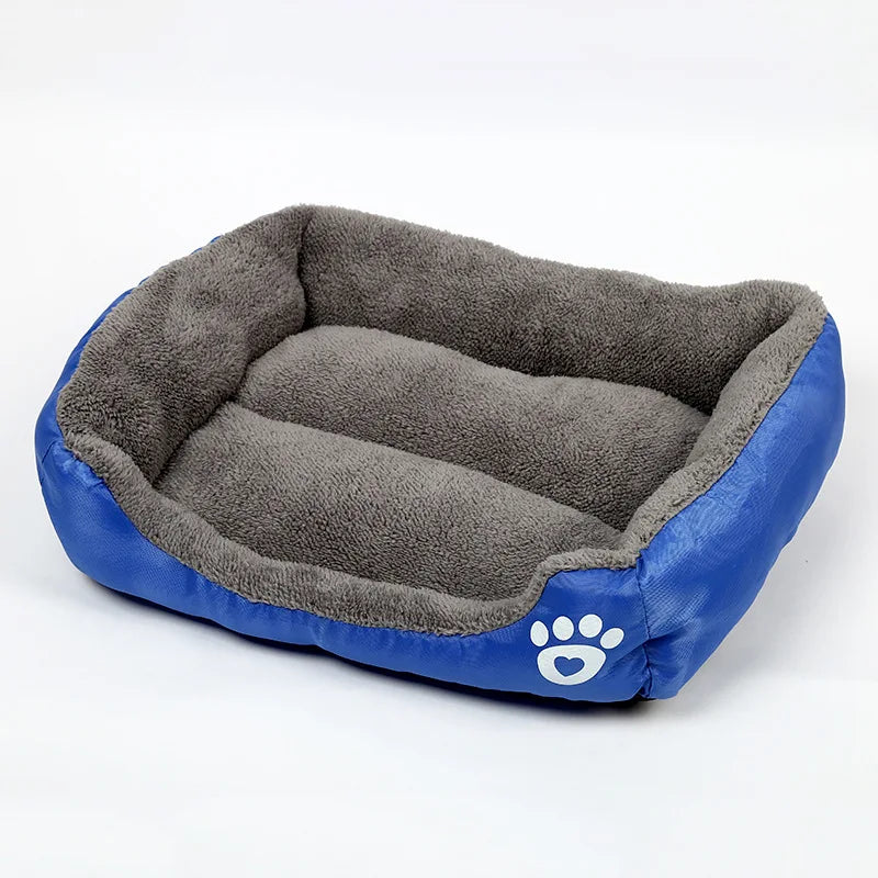 Large Dog Bed Square Plush Cat Nest
