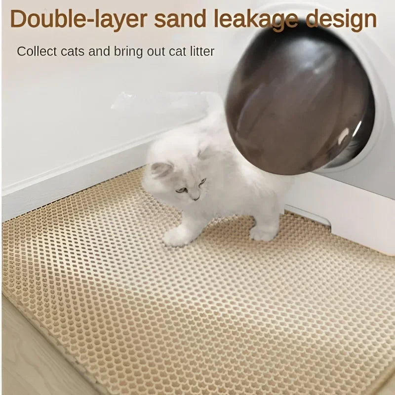 Cats Litter Mat Double Layer