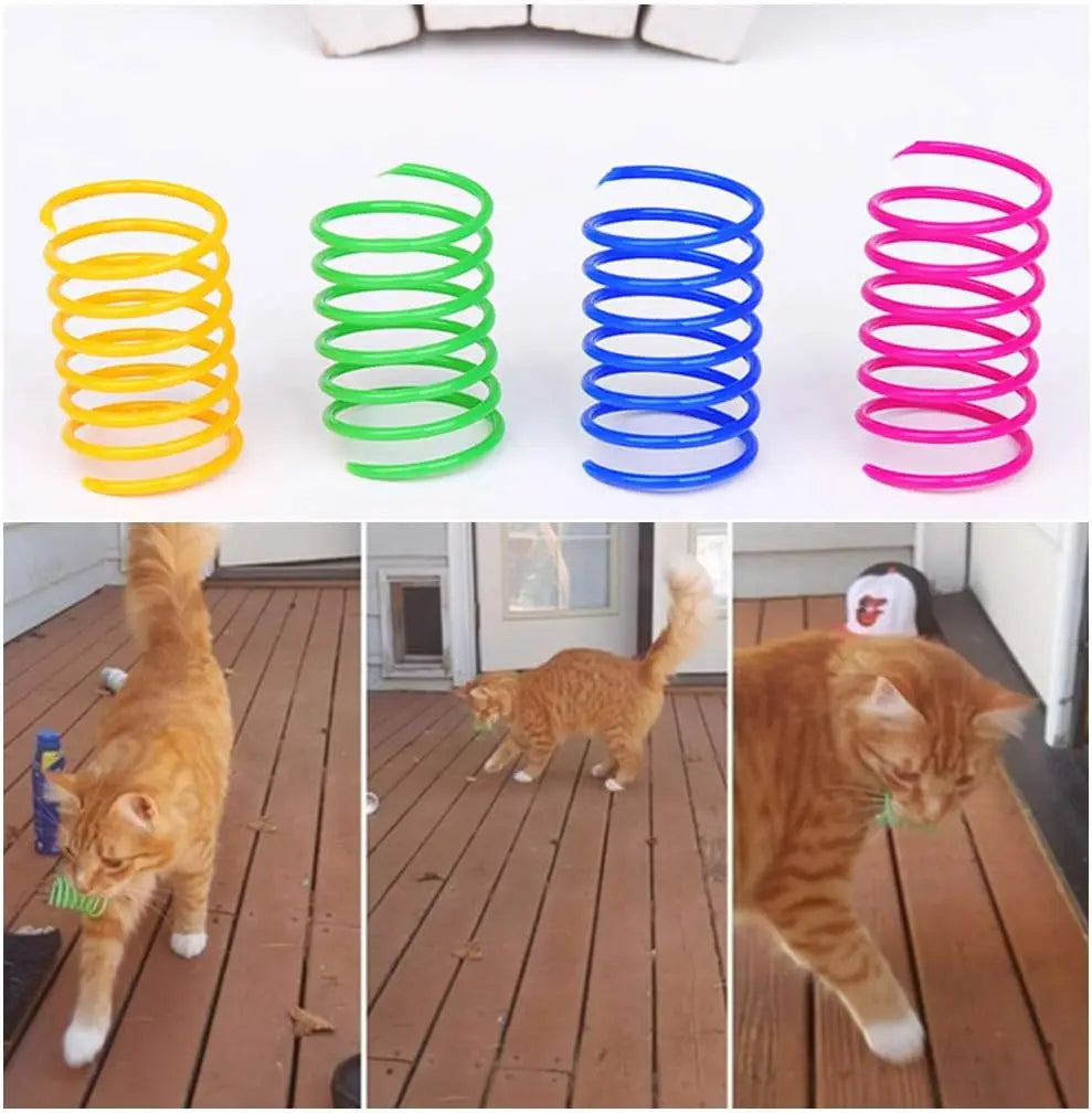 Cat Spring Toy for Indoor