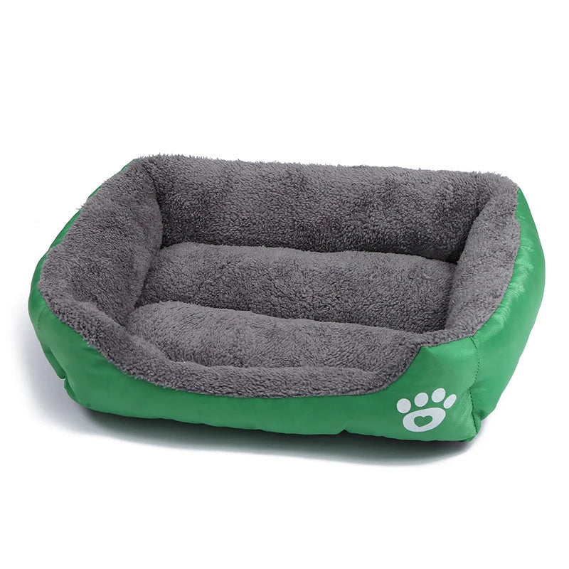 Large Dog Bed Square Plush Cat Nest