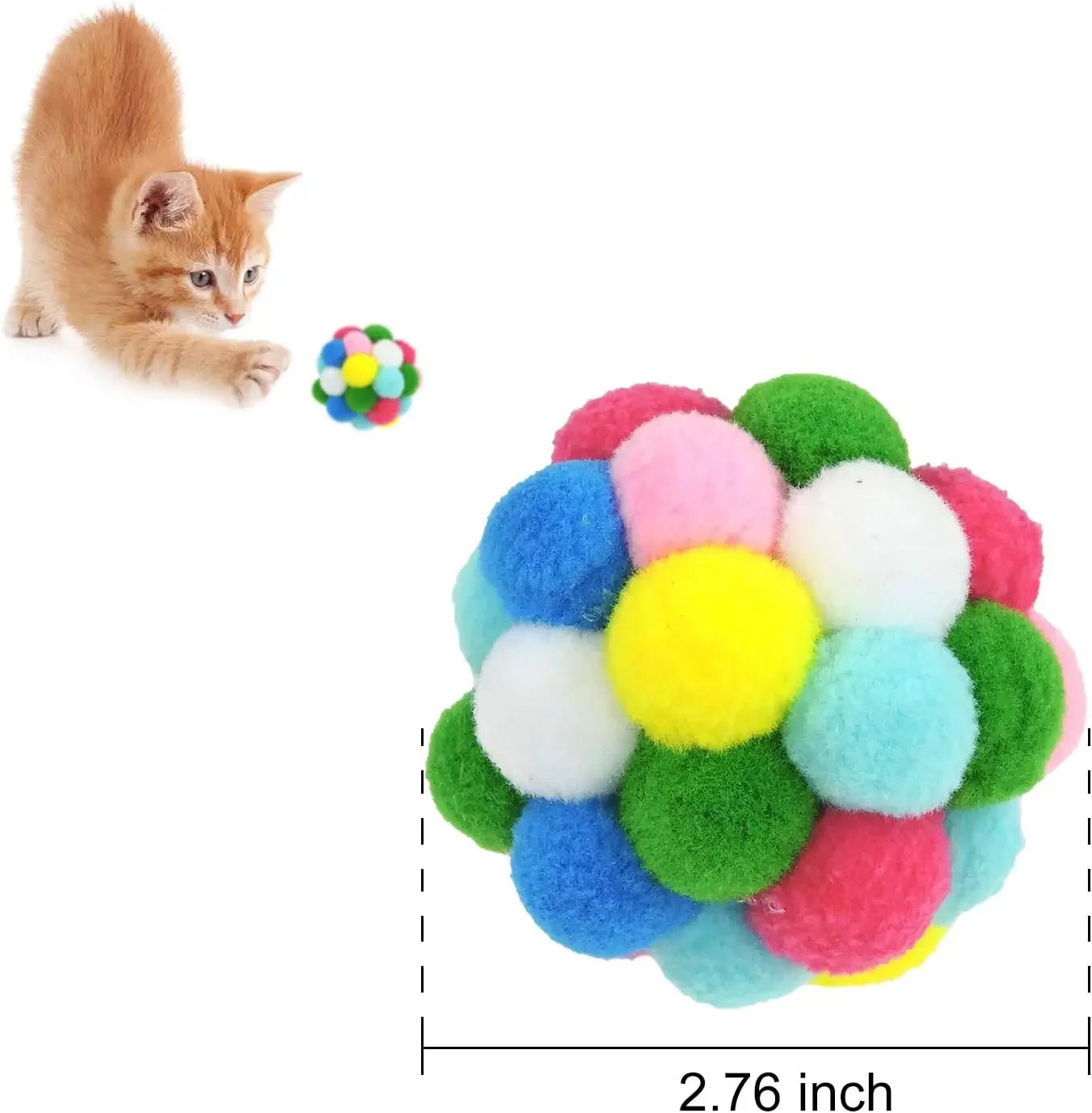 Cat Toys Balls with Bells