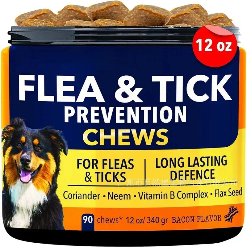 Chewable Tablets for Dogs with Flaxseed and Vitamin Complex