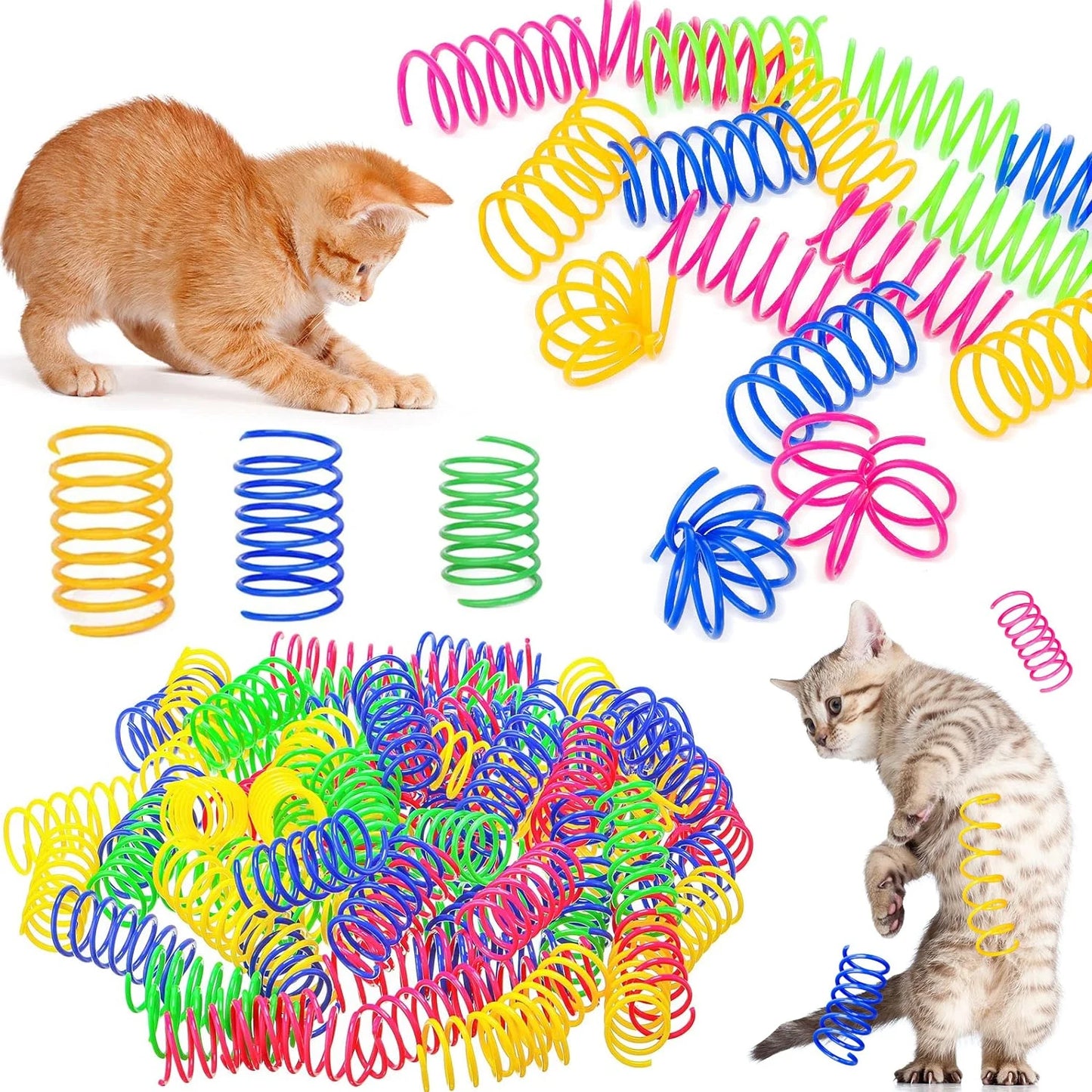 Cat Spring Toy for Indoor