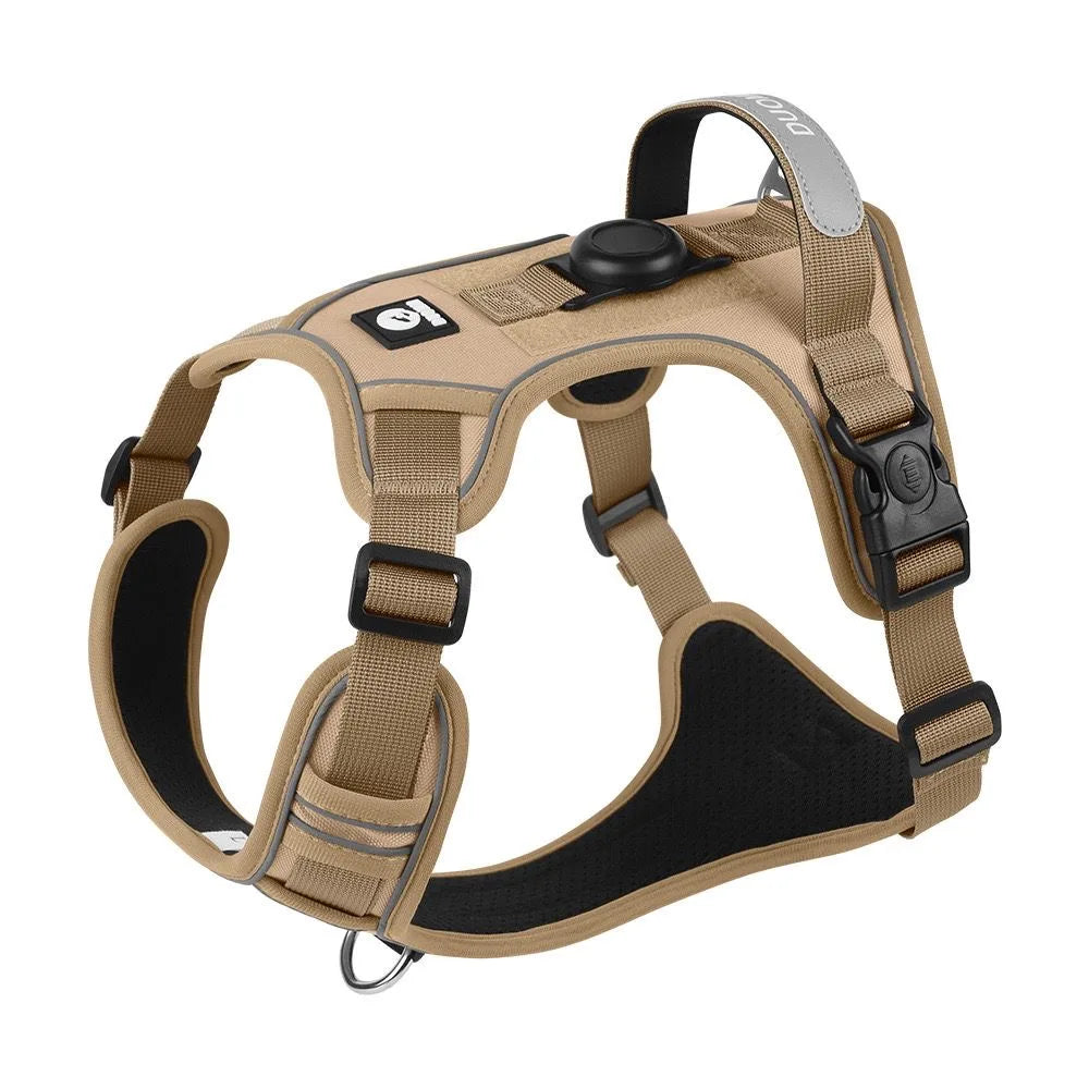 Dog Harness with Airtag Holder and Leash