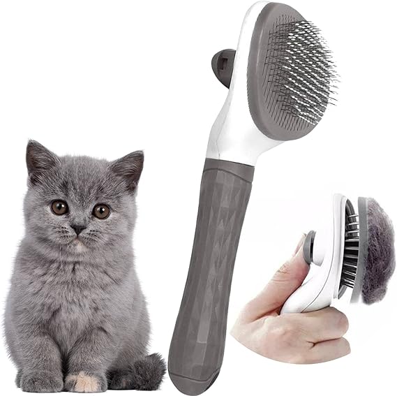 Muxtraders Cat Brush Dog Brush for Shedding-Cat Grooming Brush, Cat Comb for Kitten Puppy Massage Removes Mats, Tangles and Loose