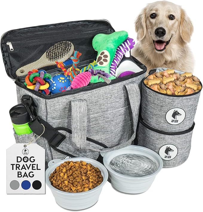 Dog Travel Bag for Supplies - Airline-Approved Backpack for Dogs