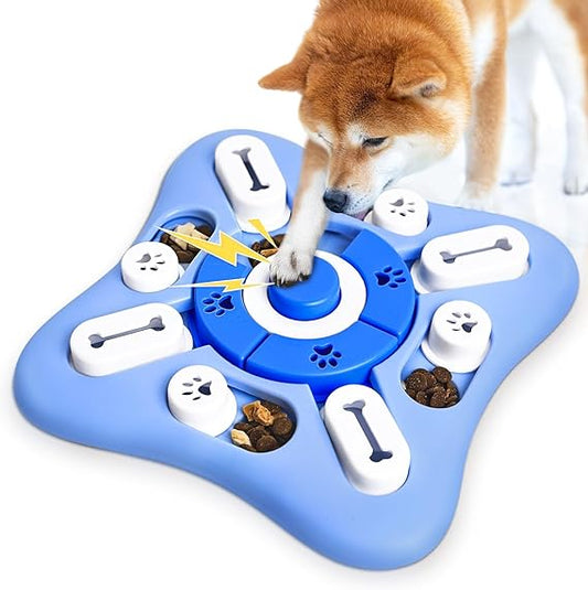 Blanlody Dog Puzzle Toys, Interactive Dogs Toys for boredom, Dog Puzzle Feeders for Small,Medium,Large Puppies,Treat Dispenser Dogs Toy