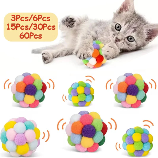 Cat Toys Balls with Bells
