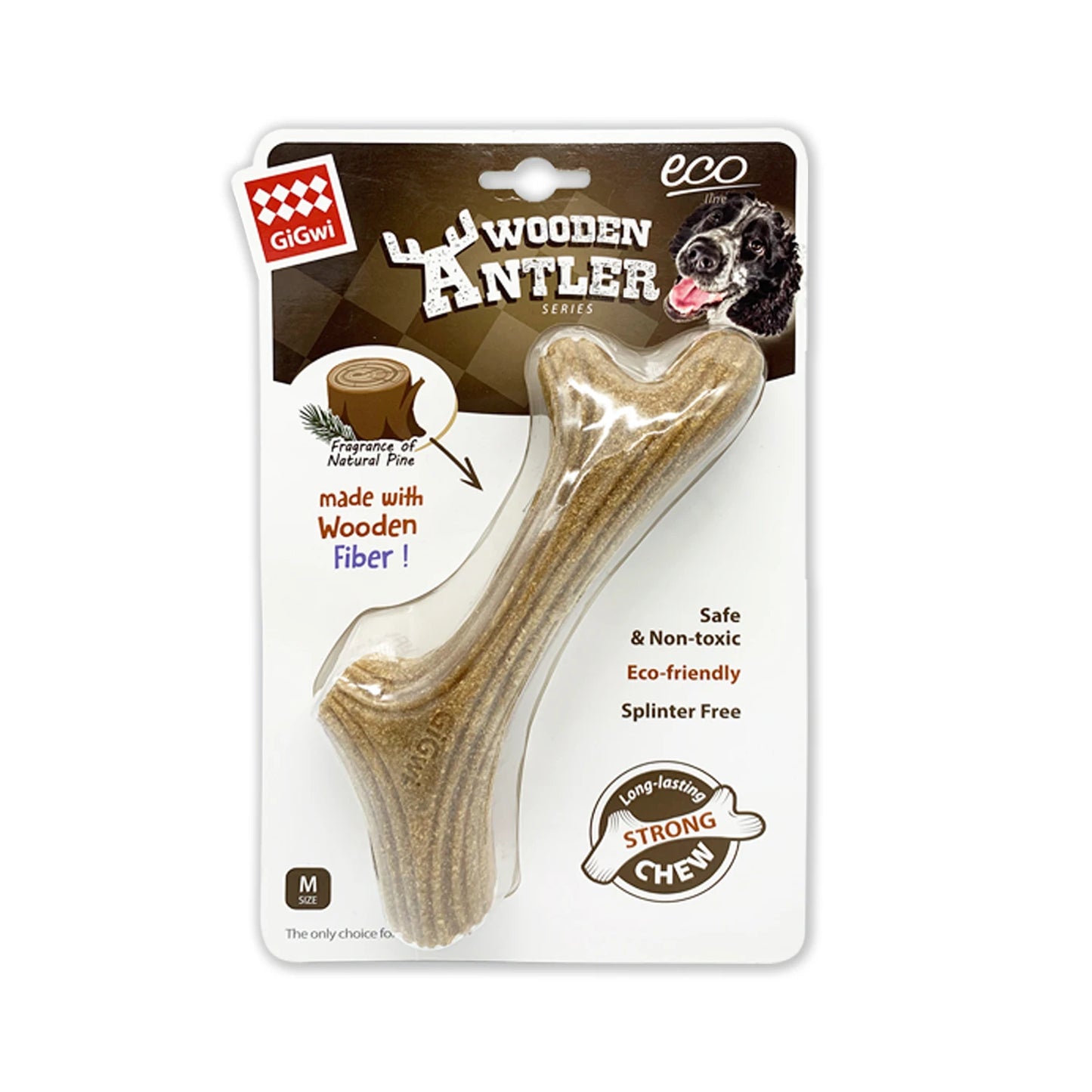 Dog Chew Toys Real Wooden Deer