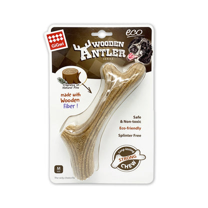 Dog Chew Toys Real Wooden Deer