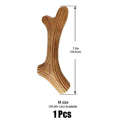Dog Chew Toys Real Wooden Deer