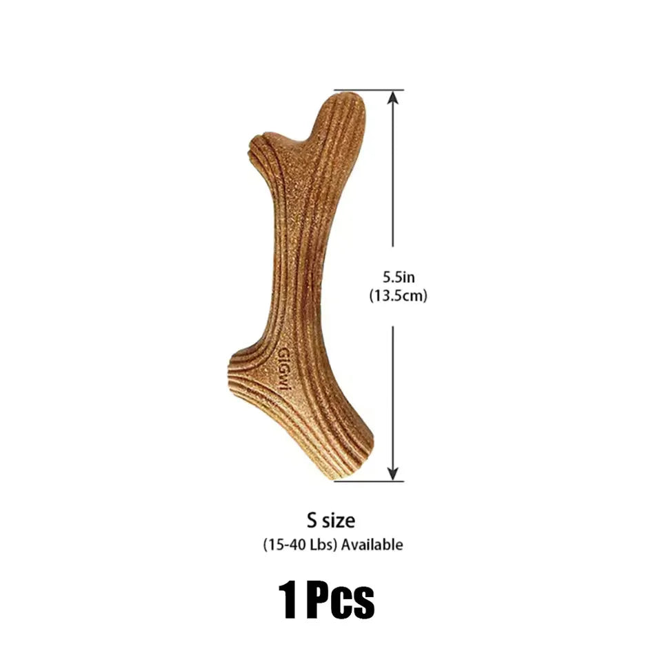 Dog Chew Toys Real Wooden Deer
