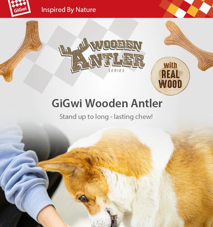 Dog Chew Toys Real Wooden Deer