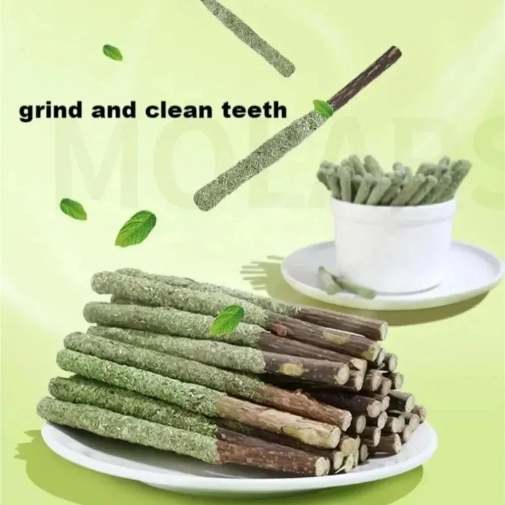 6PCs Natural Cat Sticks Mint Scratching