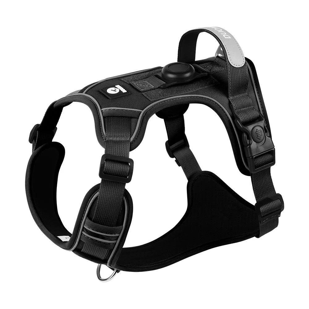 Dog Harness with Airtag Holder and Leash