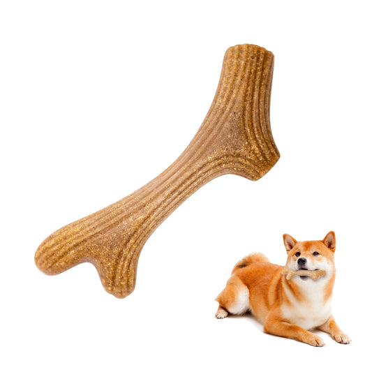 Dog Chew Toys Real Wooden Deer