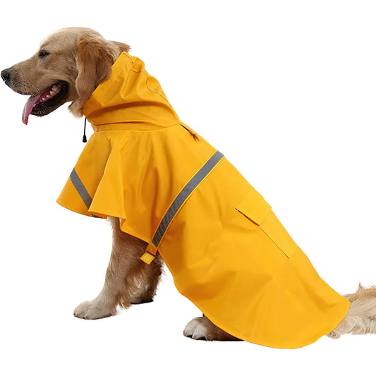 Fashionable Pet Hooded Raincoat