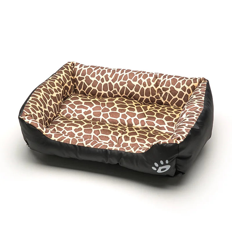 Large Dog Bed Square Plush Cat Nest